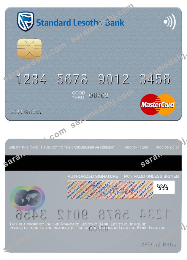 Lesotho Standard Lesotho Bank mastercard